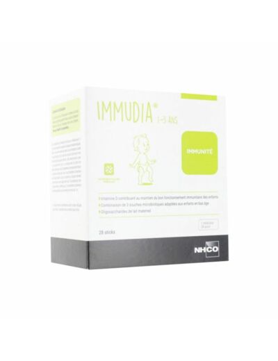 Immudia 1-3 ans 28 sticks Optimage Nhco Nutrition
