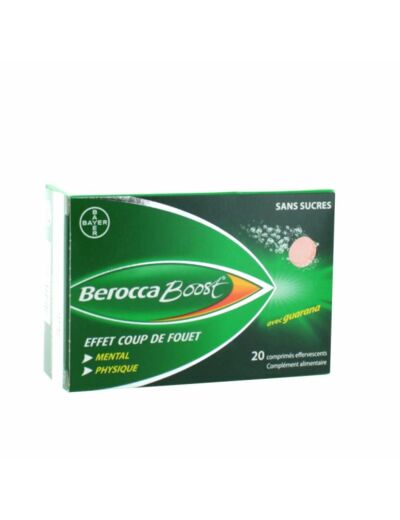 Boost 20 Comprimes Effervescents Berocca Bayer