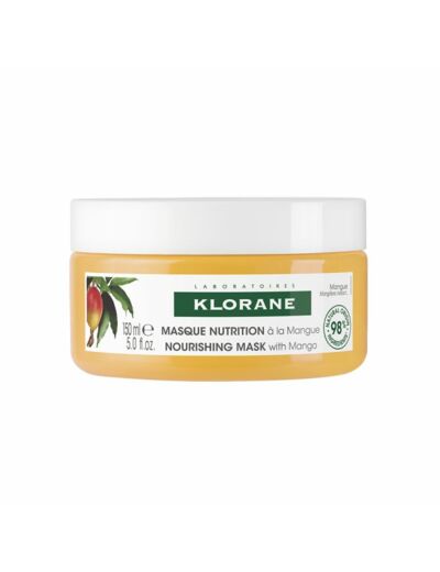 Masque Nutrition 150ml Mangue Cheveux Secs Klorane
