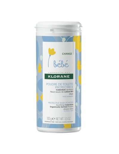 Poudre De Toilette Protectrice 100 g Bebe Klorane