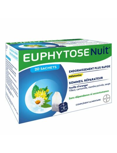 Euphytose Nuit A Infuser 20 Sachets Euphytose Bayer