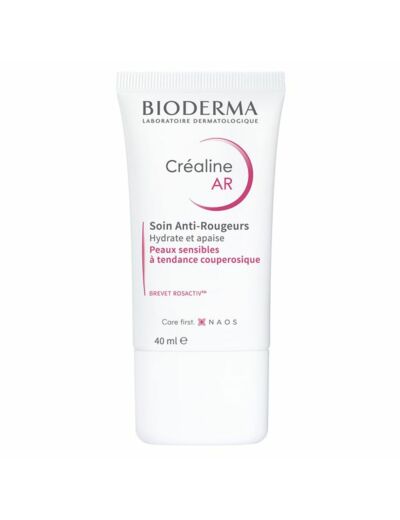 Crème hydratante anti-rougeurs 40ml Crealine Peaux sensibles Bioderma