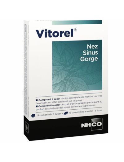 Vitorel 15 + 15 comprimés Inspiria Nhco Nutrition