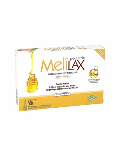 Melilax Pediatric 6 Microlavements 5g Gastro-intestinale Aboca